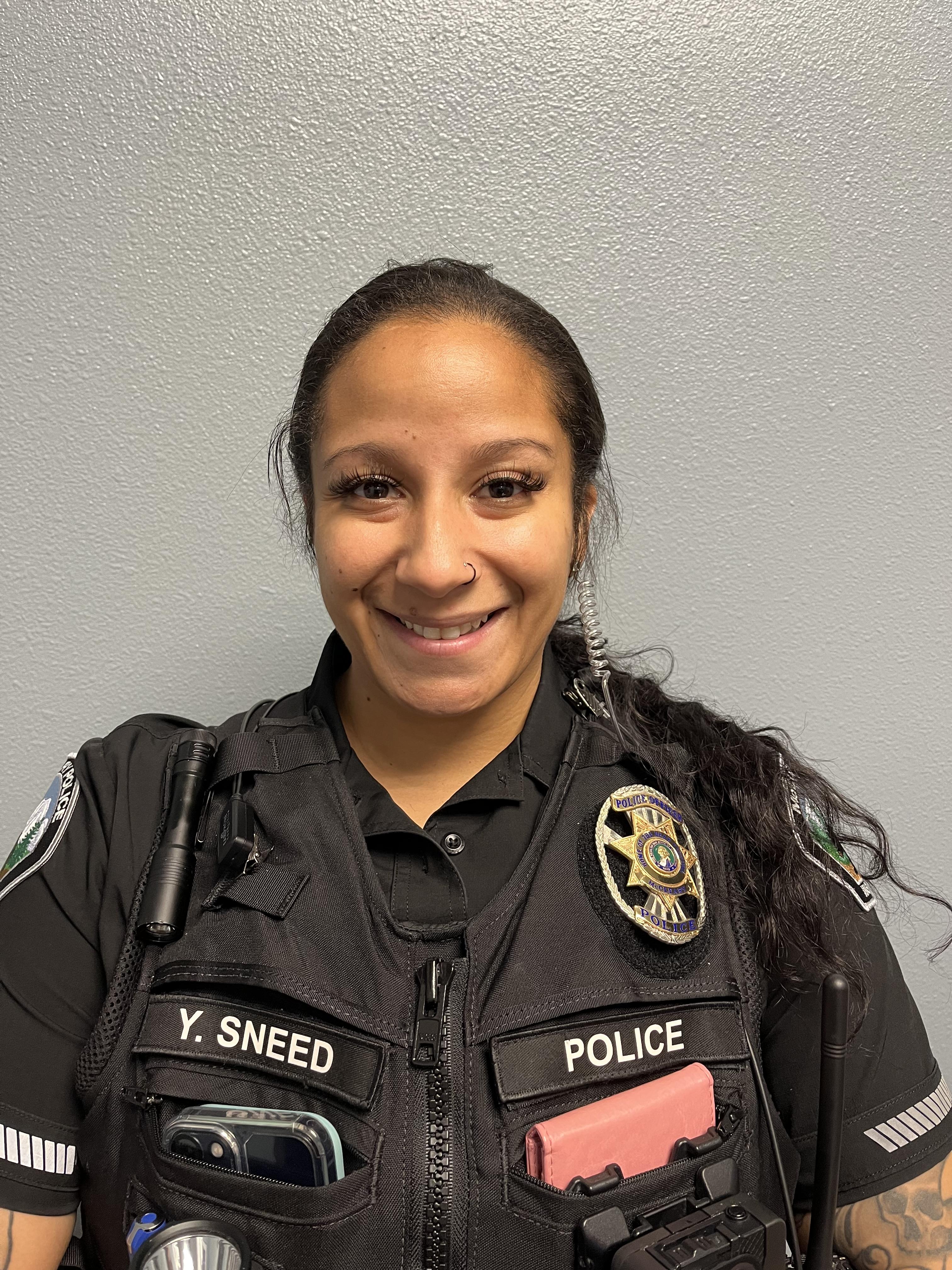 Yvonne Sneed (Badge ID# 9P3) | McCleary Washington